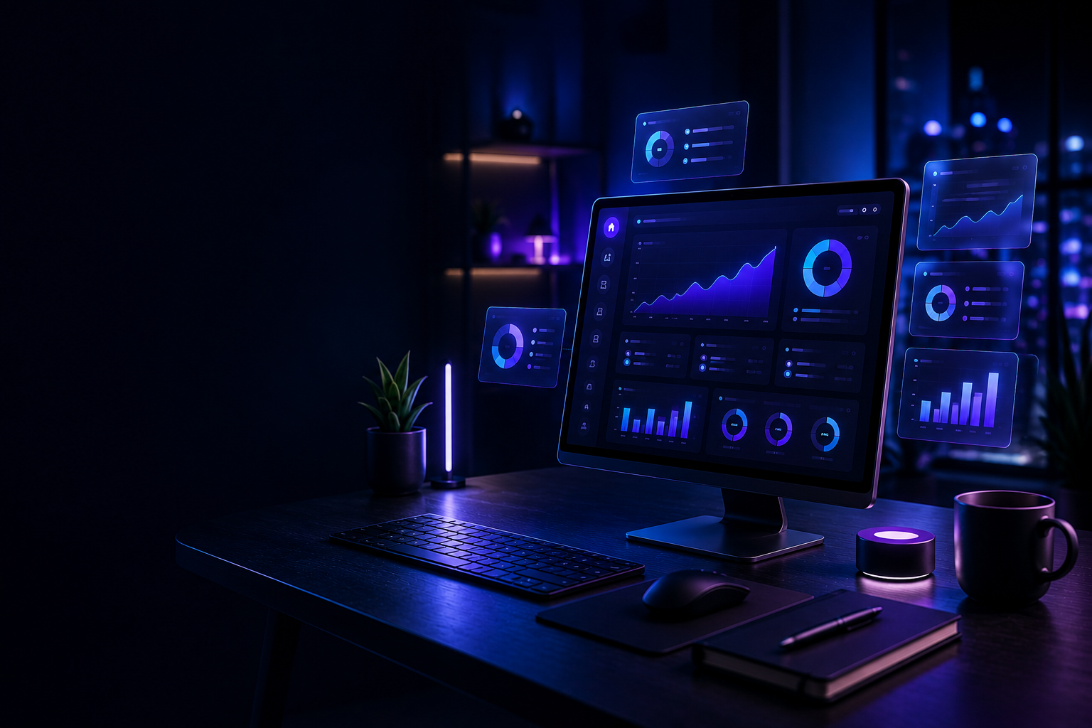 Live business dashboard